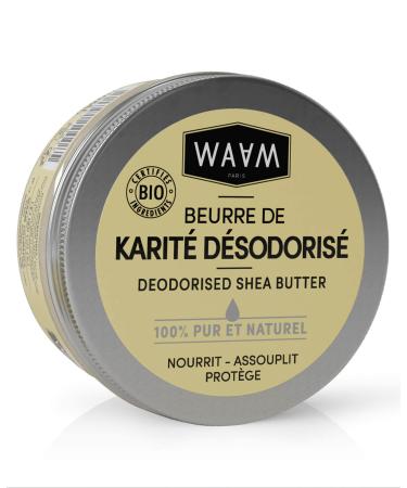 WAAM Cosmetics Beurre de Karit D sodoris Soin nourrissant et protecteur BIO et naturel Vegan 100ml