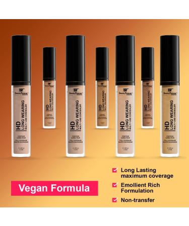 Beauty Forever HD Long Wearing Multi-use Concealer 3.5ml (16 DARK) - Emollient Rich Formula, Creamy & Blendable - Pack of 1 - Buy Online on GoSupps.com
