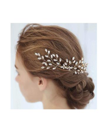 IYOU Bridal Jewelry - Silver Rhinestone Wedding Hair Comb | Crystal Headpiece Accessories for Women & Girls - Buy Online on GoSupps.com