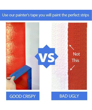 Blue Painter's Tape 3 Rolls - 0.7 Inch x 60 Yard - Multi Surface Masking Tape for Painting and Decoration - Indoor and Outdoor Use - 180 Yard Total - Buy Online on GoSupps.com