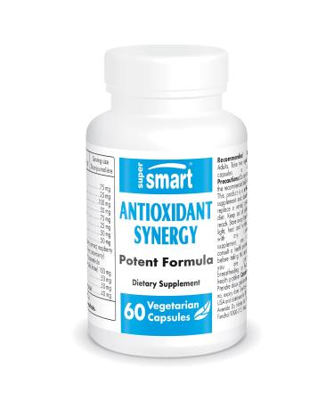 Supersmart - AntiOxidant Synergy - with Tumeric Curcumin & Alpha Lipoic Acid - Powerful & Anti Aging - Immune System Stimulant | Non-GMO & Gluten Free - 60 Vegetarian Capsules