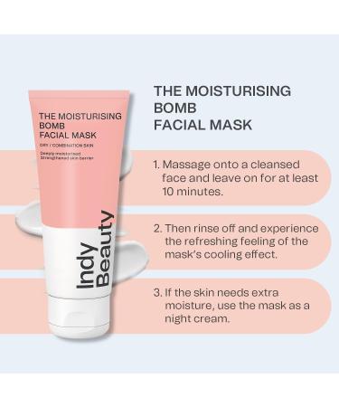 Hydrating Face Mask for All Skin Types - Long Lasting Deep Hydration - Vegan & Dermatologically Tested - 100ml - Buy Online on GoSupps.com