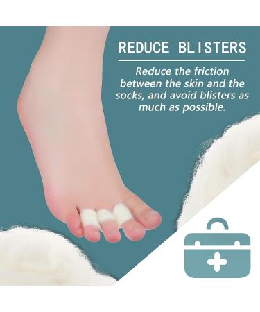 Lambs Wool Cushion for Bunion and Blister Prevention - Toe Separator Pads for Hiking and Pointe Shoes - 1.76 oz - Buy Online on GoSupps.com