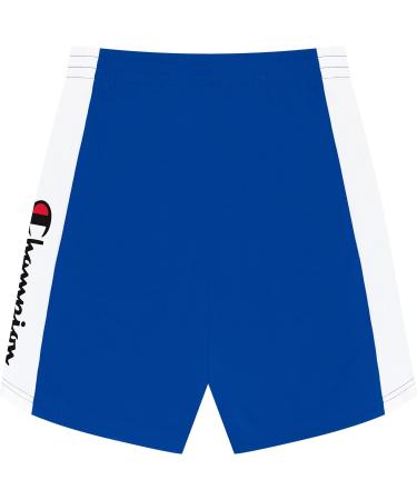 Champion Boys Script Mesh Basketball Shorts 2 Pack, Black/Bozetto Blue - Small - Buy Online on GoSupps.com