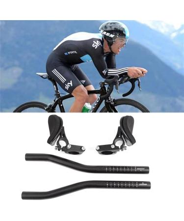 VAQM Bike Aero Bars | Cycling Handlebar Rest for Road and Mountain Bikes - Black - Buy Online on GoSupps.com