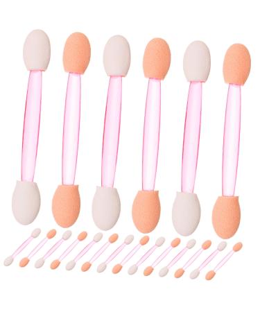 100pcs Eye Shadow Stick Eyeshadow Makeup Sticks Dual-ended Eye Stick Girl Eyeshadow Makeup Brush Eyeshadow Cosmetic Eyeshadow Makeup Accessories Eyeshadow Sticks Pink