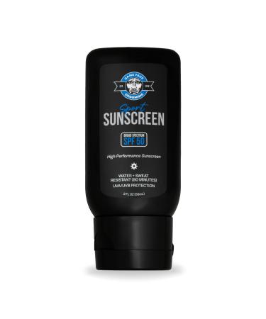 Game Face Sport Sunscreen SPF 50+ Broad-Spectrum Sunblock UVA/UVB Protection Water & Sweat Resistant Lightweight & Non-Greasy Formula Travel Friendly - 2 fl oz