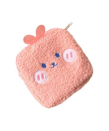 Yarnow 1stk pack with women's bandages Hase wallet menstruation bag towel storage bag feather pasch pockets storage bags for women tie plush mini girls diaper