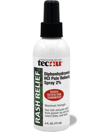 Tecnu Rash Relief Spray 6oz - Immediate Pain & Itch Relief for Bites, Burns & Cuts (3 Pack) - Buy Online on GoSupps.com