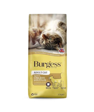 SUPACAT ADULT CHICKEN & DUCK 10KG Chicken and Duck 10 kg (Pack of 1)