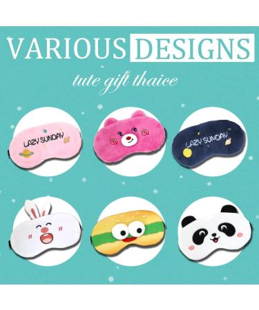 Cute Pink Bear Plush Sleep Mask for Kids, Teens & Women - Soft, Lightweight Eye Cover for Travel, Naps & Sleeping - Buy Online on GoSupps.com