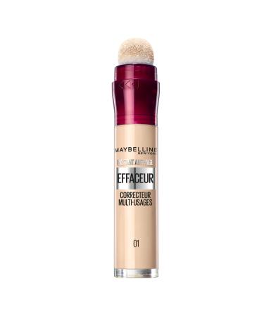 Maybelline New York - Concealer/Concealer Fluid - Instant Anti -Age of the eraser - Color: beige Ros (01) - 6.8 ml 01 beige ros 6.8 ml (1 Pack)