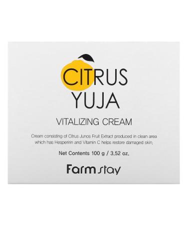 Farm Stay Vitalizing Cream Citrus Yuja 3.52 oz - Revitalize Your Skin International Shipping Available - Buy Online on GoSupps.com