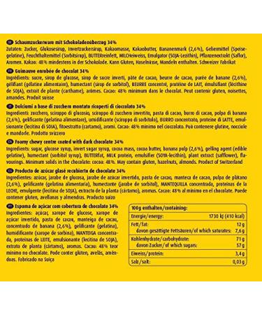 Buy Swiss Munz Chocolate with Real Banana Mark - 40 Pieces (760g) | Palm Fat Free Maestrani Counter Display - Premium Quality Treats - Buy Online on GoSupps.com