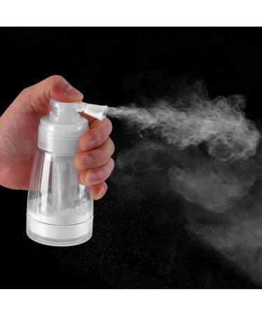 Lawnrden Powder Spray Bottle Dispenser Powder Cosmetics Refillable Bottle Empty Dismountable with Locking Nozzle for Travel Transparent Travel Powder Bottle - Buy Online on GoSupps.com