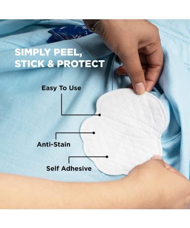PEESAFE Disposable Underarm Sweat Pads - 14 Folded Pads for Women & Men | Prevent Stains & Odor | Absorbs Sweat | Underarm Pads - Buy Online on GoSupps.com