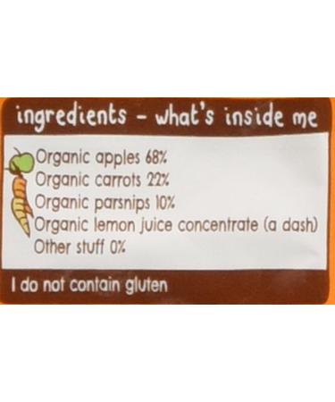 Ella's Kitchen Organic Carrots Apples and Parsnips 4 Months 120g - Pack of 1 - Buy Online on GoSupps.com