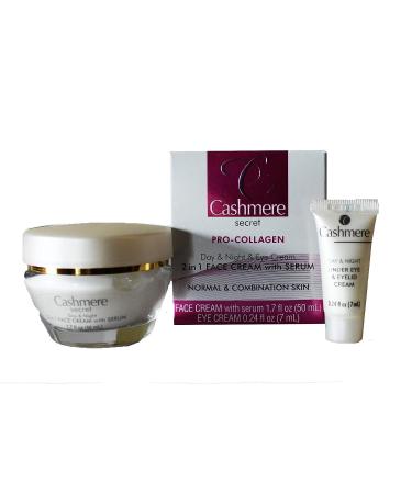 Cashmere Secret Pro Collagen Eye Cream - Day and Night Formula 0.24 OZ - Buy Online on GoSupps.com