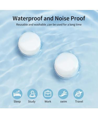 24PCS Silicone Ear Plugs - Reusable Waterproof Noise Cancelling Earplugs for Sleeping Swimming Concerts | 32dB Protection - Travel Must-Have - Buy Online on GoSupps.com