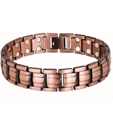 Mens Pure Copper Arthritis Pain Relief Bracelet | Elegant Jewelry Box Included - International Shipping Available - Buy Online on GoSupps.com