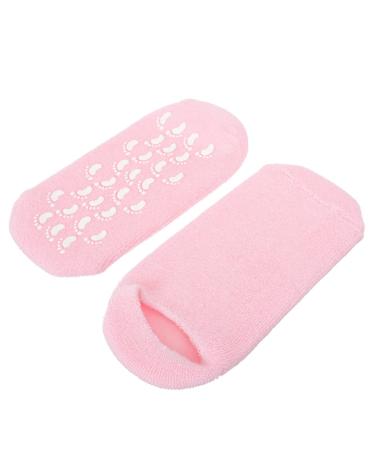 Minkissy 1 pair of gel socks feet lotion lotion socks moisturizing socks moisturizing lotion foot masks socks adult lady beauty products external cotton yarn
