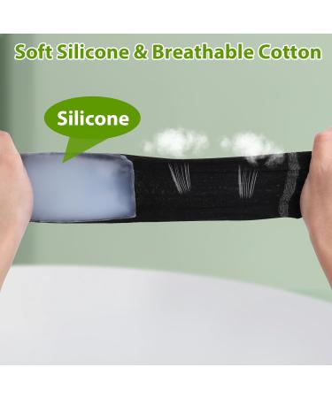 Invisible Height Increase Insoles with Non-Detachable Socks - 2-in-1 Heel Lift Inserts 1.4 Inch Cushion for Men & Women Black - Buy Online on GoSupps.com