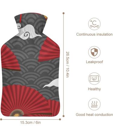 Hot Water Bottle with Lid Compartments - Rubber Pain Relief Bag for Cramps & Foot Warmer | Hot & Cold Therapy - Buy Online on GoSupps.com