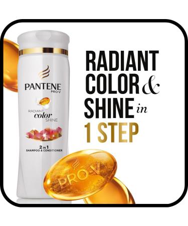 Pantene Pro-V Radiant Color Shine 2in1 Shampoo & Conditioner 12.6 oz - Vibrant Shine | Pack of 1 - Buy Online on GoSupps.com