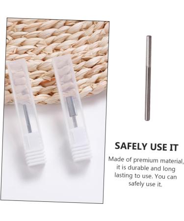 FRCOLOR 1pc Tungsten Steel Grinding Head Steel Manicure Drill Bits Wisking Tool Electric Ceramic Nail Polisher Ceramic Shave Bowl Beauty Tools Manicure Tools Alloy 3.75x0.23cm Silver - Buy Online on GoSupps.com