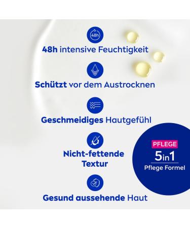 Nivea Rich Body Milk 625ml 4-Pack | 48H Moisturizer Lotion with 5-in-1 Formula Almond Oil & Vitamin E for Dry Skin  - Buy Online on GoSupps.com