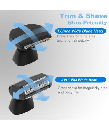 Buy Electric Pro Back Shaver | 2 Heads & Extra-Long Handle | Effortless Body Grooming & Fast Charging - International Shipping - Buy Online on GoSupps.com