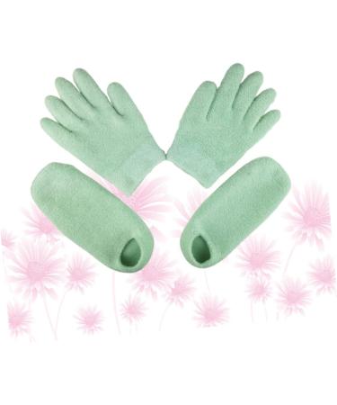 FOMIYES 1 Set Nitrile Exam Gloves Cracked Heels Socks Gel Socks Hand Moisturizing Gloves Dry Cracked Hands Gloves Cuticle Socks Softening Gloves Shoe Covers Dry Skin Socks Disposable Spa - Buy Online on GoSupps.com