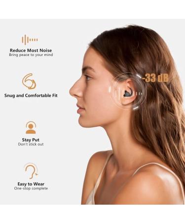 Black Ear Plugs 33dB - High Noise Reduction (1 Pair) - Buy Online on GoSupps.com