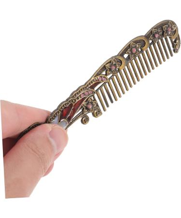 GUIREPTY Portable Decorative Mirror Antique Mirror 1 Set Retro Handheld Mirror Oval Vanity Mirror Personal Vanity Mirrors Retro Makeup Mirror Antique Hair Comb Decorative Mirror Comb Hair - Buy Online on GoSupps.com