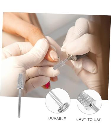 MAGICLULU Nail Polisher Manicure Grinding Head Nails Drill Bits Nail Art Grinding Heads Portable Pedicure Polisher Nail Grinding Head Ice Face Polishing Head Tungsten Steel Conical - Buy Online on GoSupps.com