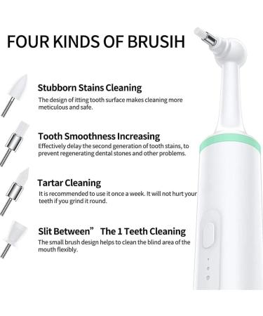 Dog Tartar Remove for Teeth Electric Teeth Polisher Plaque Stain Teeth Cleaner with 4 Brush Head Tooth Scaler Puppy Dental Care Cleaning Toods Kit for Cats Dogs - Buy Online on GoSupps.com