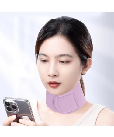 Neck Gel Patch 2 Pack Reusable Moisturizing Neck Gel Patches Anti-Wrinkle Lightweight and Soft for Sleeping (Purple) - Buy Online on GoSupps.com
