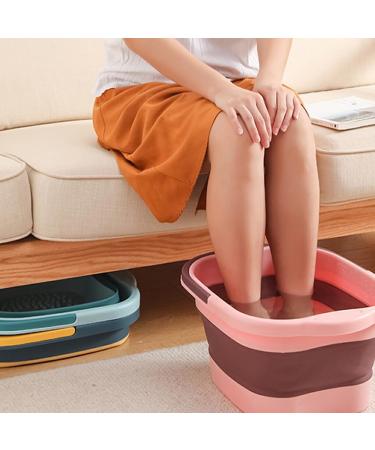 Dijiusidy Foldable Foot Bath - Comfortable TPE Design Easy to Clean Lightweight | Ideal for Relaxation & Self-Care - Buy Online on GoSupps.com