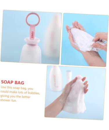 Healeved Filet Moussant Visage 2 Pi ces Petit Format Filet Savonnette Moussant Mat riau R sistant S chage Rapide Exfoliant Doux Peau Accessoire Bain Pratique pour Soin Quotidien 22X8cm blanc - Buy Online on GoSupps.com