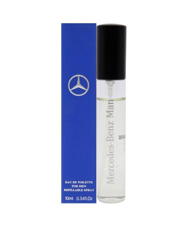Mercedes-Benz Man - Eau de Toilette for Men - Aromatic Woody Fruity Mens Fragrance with Cedar and Oakmoss Notes - Long Lasting Mens Cologne - 0.34 oz