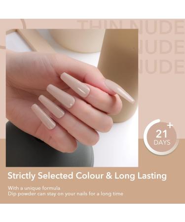 Aokitec 28g Dip Powder Nude French Nail Art Collection - Odor-Free & Long-Lasting Salon Quality DIY Manicure Kit - Buy Online on GoSupps.com