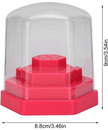 Nail Drill Bits Box Case Nails Necessary Tool Nail Drill Bits Storage Stand Plastic 48 Hole for Home Use for Nail Salon() Pink - Buy Online on GoSupps.com