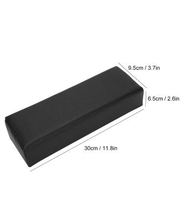 Merterfly Pebbled Grain Leather Arm Rest for Nail Techs - Sturdy Manicure Cushion Holder for Salon Nail Art (Black) - Buy Online on GoSupps.com