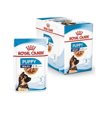 Royal Canin Maxi Puppy in Gravy Wet Food (10 x 140g Pouches)