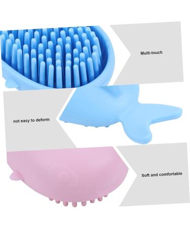 GAFOKI Baby Shampoo Brush Set - Newborn Hair Washing Tool with Scalp Exfoliator, Cartoon Whale Design for Gentle Bath Time - Buy Online on GoSupps.com