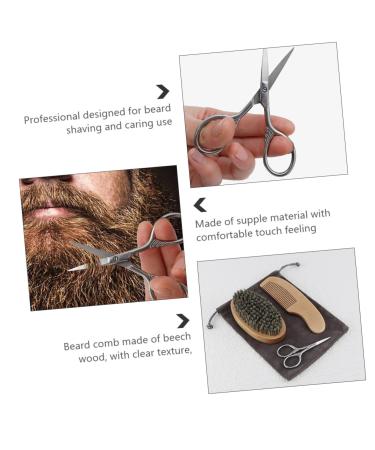 FRCOLOR 2 Sets Beard Care Kit - Premium Wooden Shave Suit for Men | International Shipping Available - Buy Online on GoSupps.com