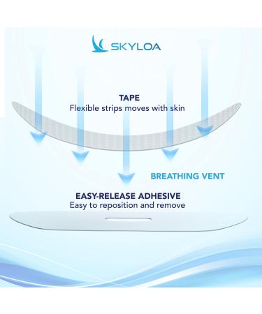 Skyloa Mouth Tape for Better Sleep and Instant Snoring Relief - 90 PCS - Buy Online on GoSupps.com