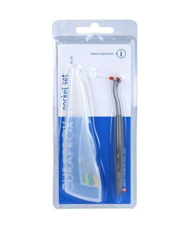 CURAPROX CPS 457 Pocket Set 1 holder+4 brushes 1 pc