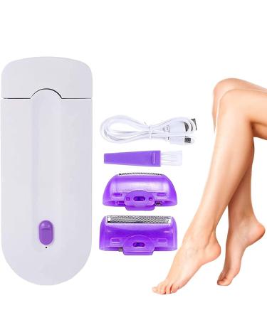 Silky Smooth Hair Eraser, Painless Hair Removal Tool, Women Laser Rechargeable Epilator Remover Smooth Touch Hair Removal, Soft Smooth Silky Skin, Apply to Any Part of The Body