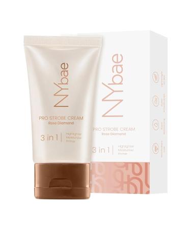 NY_Bae pro Strobe Cream - Rose Diamond (30g) | Primer + Highlighter + Moisturizer | Flawless Dewy Makeup | Glowing Korean Skin | Instant Radiance | Illuminating & Glowing Makeup Base